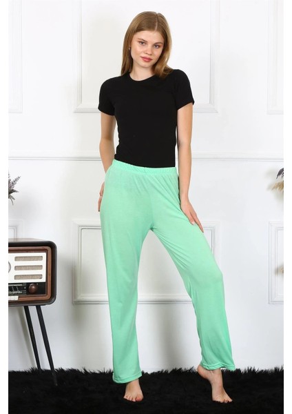 Kadın Pamuklu Tek Alt Pijama Fıstık Yeşili indirimleri