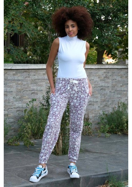 Kadın Welsoft Polar Tek Alt Pijama Mor fiyatları