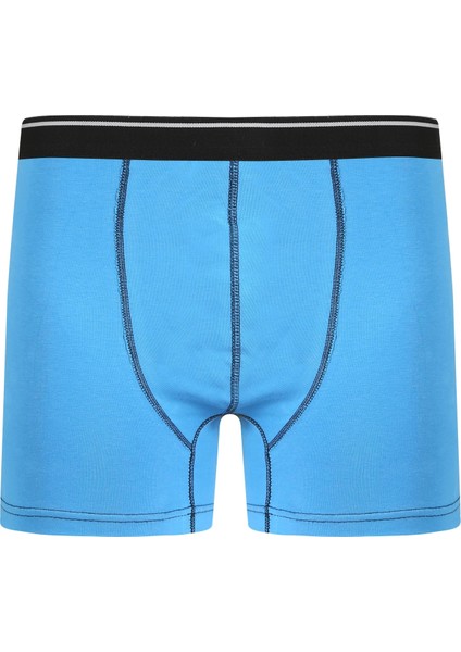 Erkek Pamuk Likralı Boxer Mavi fiyatları
