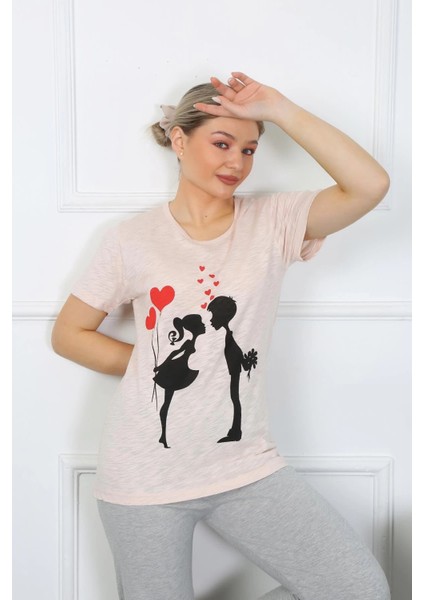 Kadın Kısa Kol Penye Pijama Takım indirimleri