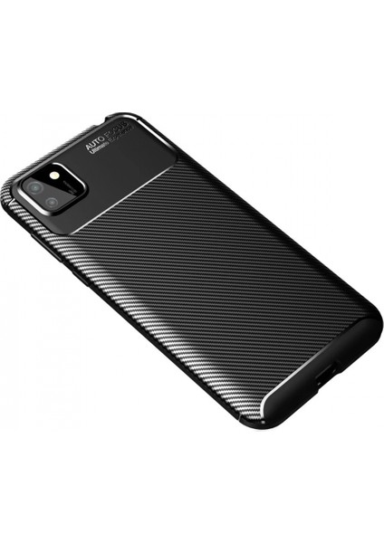 Huawei Y5P Kılıf Auto Focus Karbon Kapak - Siyah fiyatları