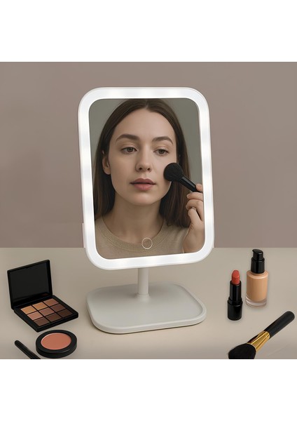 Dikdörtgen Led’li Makyaj Aynası