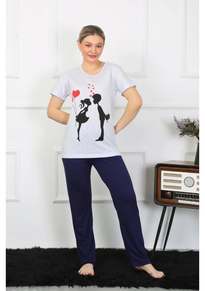 Kadın Kısa Kol Penye Pijama Takımı fiyatları