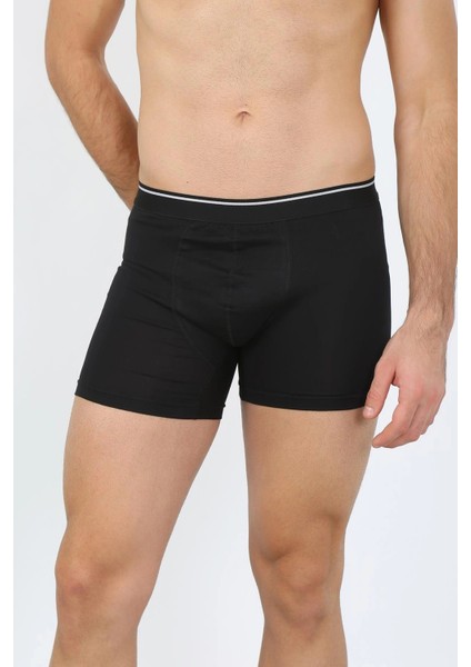 Erkek Pamuk Likralı Boxer Siyah fiyatları