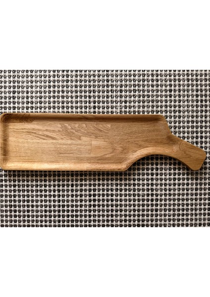 Masif Meşe Şarküteri - Peynir Sunum Tabağı 15X39.50CM