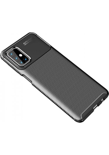 Samsung Galaxy M31S Kılıf Auto Focus Karbon Kapak - Siyah fiyatları