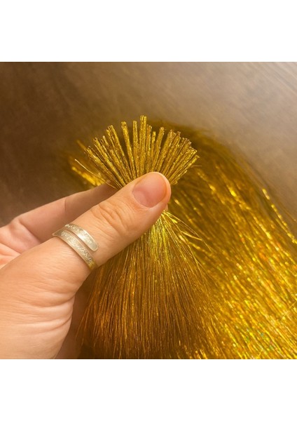 Tinsel Model-Kadın Tinsel Saç Işıltısı-Simli Saç Telleri