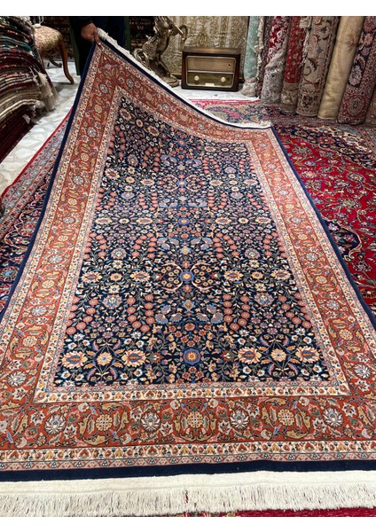 El Dokuma Sümerbank Hereke Halısı Imzalı Yedi Dağın Çiçeği Birinci Sınıf Kalite Ebat 250X150 fırsatları