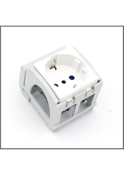 Ray Tipi Schuko Priz (2 Modül) 16A 250V 2P+T (IT/DE) P17-P30) fırsatları