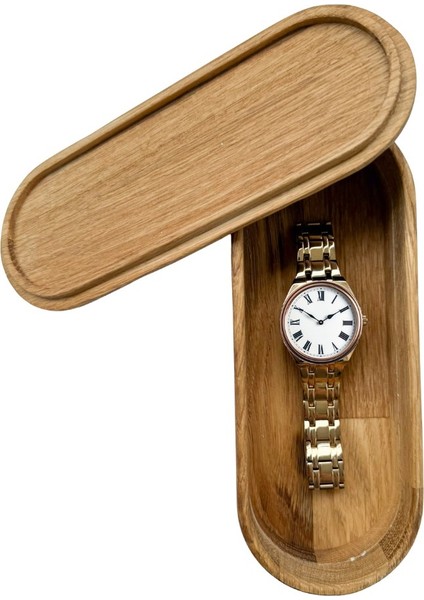 Masif Meşe Kalem - Saat - Gözlük -Takı Kutusu 7.5X19.5CM fırsatları