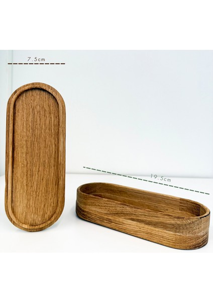 Masif Meşe Kalem - Saat - Gözlük -Takı Kutusu 7.5X19.5CM