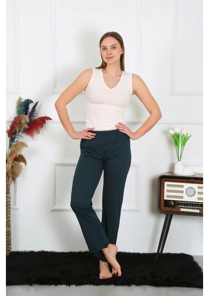 Kadın Pamuk Penye Tek Alt Pijama Petrol fiyatları