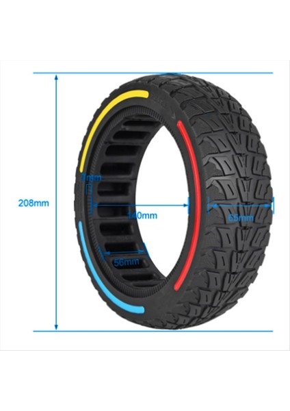 2pcs 8 5 Inç Scooter Katı Lastik 8 5x2 5 Katı Petek Şok Emisyonu Dualtron Mini Için Uyumlu Renkli (Yurt Dışından) modelleri