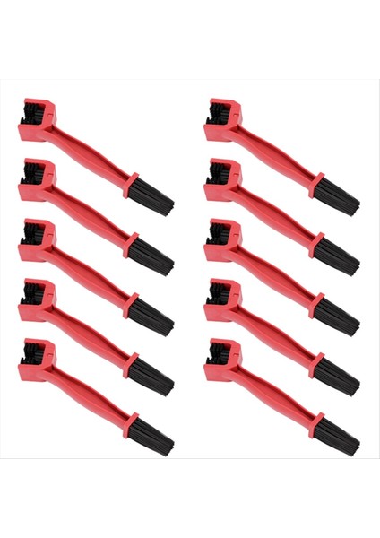 Kırmızı Motosiklet ve Bisiklet Zinciri Fırçaları Bisiklet Temizleme Zinciri Fırçaları (Yurt Dışından)