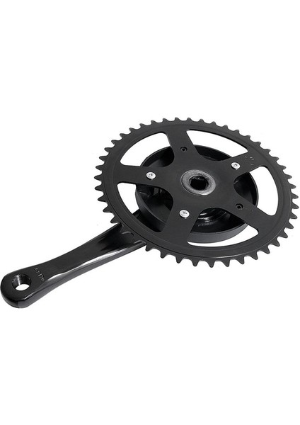 Bisiklet Krank Seti Tek Hızlı 44T Crankset Alüminyum Alaşım 170MM Krank Bisiklet Aksesuarları (Yurt Dışından)