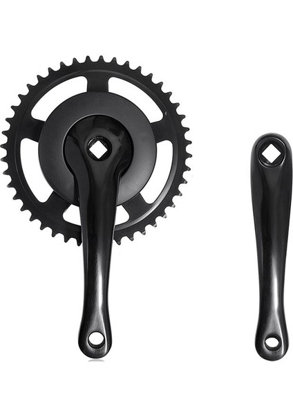 Bisiklet Krank Seti Tek Hızlı 44T Crankset Alüminyum Alaşım 170MM Krank Bisiklet Aksesuarları (Yurt Dışından) modelleri