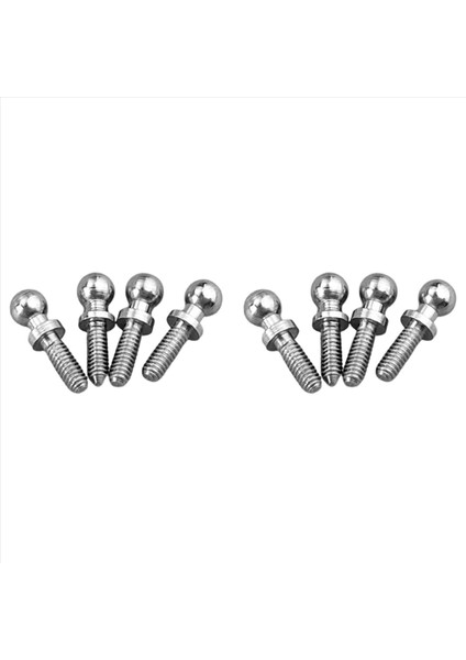 8pcs Metal Top Kafa Vida Kitleri K989-10 Wltoys Için K969 K979 K989 K999 P929 P939 284131 1/28 Rc Araba Yedek Parçaları (Yurt Dışından)