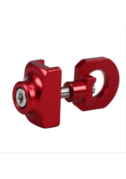 Katlanır Bisiklet Zinciri Sıkıcı Için Alüminyum Alaşım Zincir Regülatörü Katlanır Bisiklet Fermuarı Için Uygundur Kırmızı (Yurt Dışından)