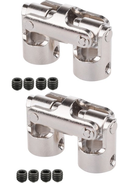 2set Rc Çift Evrensel Ortak Cardan Ortak Gimbal Bağlantıları Vida 5X5MM ve 4X4MM (Yurt Dışından)