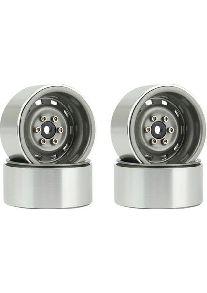 4pcs 1 9 Inç Metal Beadlock Tekerlek Göbeği 1/10 Rc Paletli Araba Titanyum Için (Yurt Dışından)