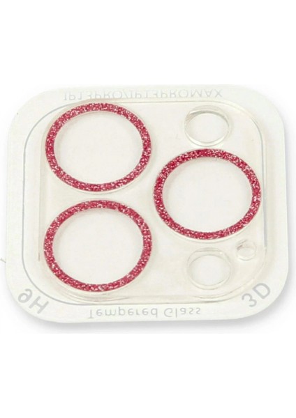 iPhone 13 Pro Max Shine Kamera Lens Koruma Cam - Pembe fiyatları