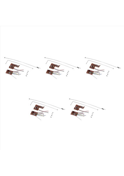 5 Set 4ch 40MHZ Uzak Verici ve Alıcı Kartı Dıy Rc Otomobil Robotu Uzaktan Kumanda Oyuncak Parçaları (Yurt Dışından)