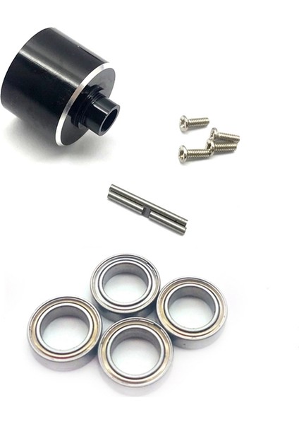 Wltoys 144001 Için 1/14 Rc Araç Metal Yükseltme Diferansiyel Kutusu Kılıfı ve 144001-1297 Yatak (Yurt Dışından)