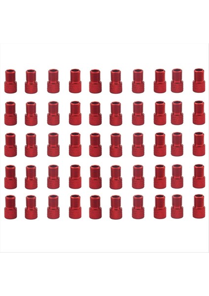 Alüminyum Alaşım Bisiklet Valf Adaptörü Dağ Bisikletleri ve Yol Bisikletleri Için Uygun Bisiklet Aksesuarları Kırmızı (Yurt Dışından)