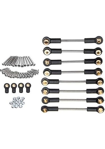 Metal Şasi Süspansiyon Bağlantı Çubuğu Wpl C14 C14 C24 C24-1 1/16 Rc Araba Yükseltme Parçaları Aksesuarları (Yurt Dışından)