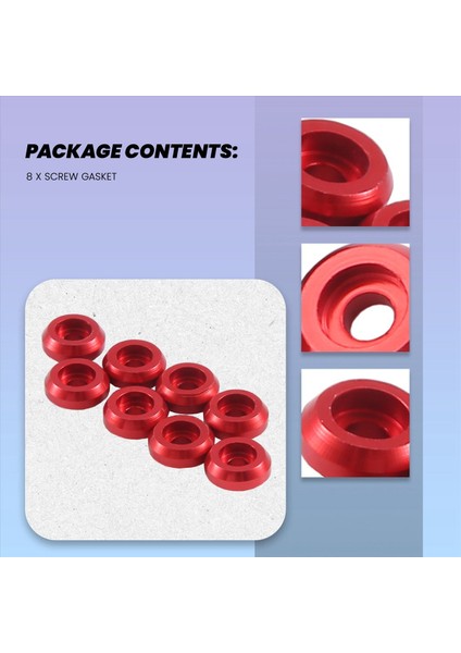 8pcs Metal Bağlantı Çubuk Vidalı Conta Şim Yasacı Wpl C14 C24 C34 C44 Mn D90 D91 D99S Rc Car Kırmızı (Yurt Dışından) indirimleri