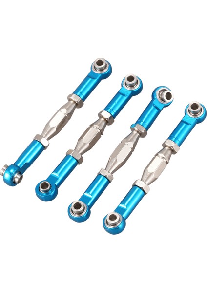Wltoys 144001 Için 1/14 Rc Araba Yedek Parçalar Metal Bağlantı Servo Çekme Çubuk Direksiyon Çubuğu Seti Mavi (Yurt Dışından) fırsatları