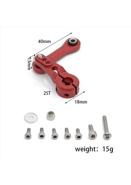 2x Metal 25T Servo Kol + Bağlantı Çubuğu Arrma Için 1/7 Ihlal Mojave 1/8 Kraton Senton Typhon Talıon Outcasce Parçaları C (Yurt Dışından) fırsatları