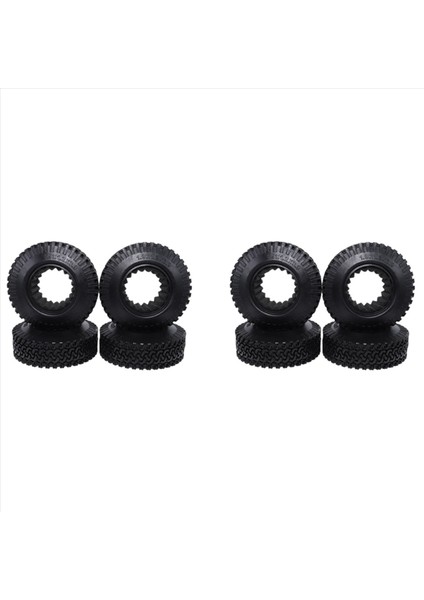 8pcs Rc 1 10 Paletli Beadlock Wheels Lastik 1 9 Inç Kauçuk Tekerlek Lastiği 98MM Lastik Rc Araba Kamyonu Eksenel SCX10 (Yurt Dışından)