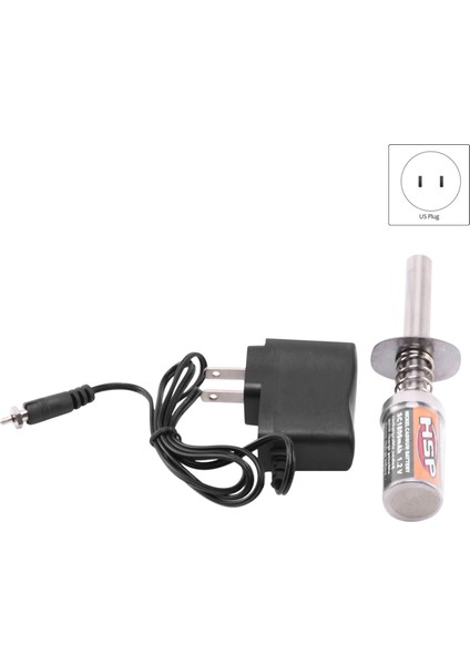 Hsp Redcat Için Nitro Başlangıç Kiti Glow Fişini Pil Şarj Combo Kiti ile Nitro Powered 1/8 1/10 Rc Araç Abd Fişi (Yurt Dışından) fiyatları