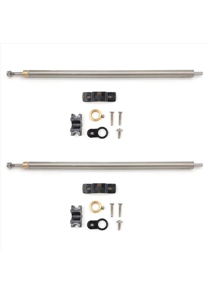 2x Çelik Tüp Boru Montajı 3mm Feilun Için Gemi Mili FT012 2 4g Fırçasız Rc Tekne Yedek Parçaları (Yurt Dışından)
