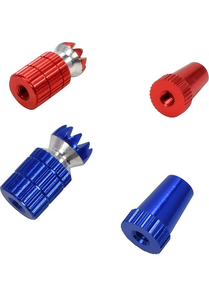 2set Alumınum Rc Verici Çubuk Uçlar Denetleyici Başparmak Rocker M3 Tx Futaba / Frsky / Spektrum Kırmızı ve Mavi (Yurt Dışından) modelleri