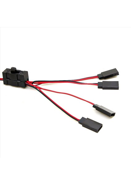 3pcs Rc Servo Uzantısı 1 Ila 4 Y Tel Kablo Jr Futaba Rc Modeli Için LED Işık Kontrol Güç Anahtarı (Yurt Dışından) fiyatları