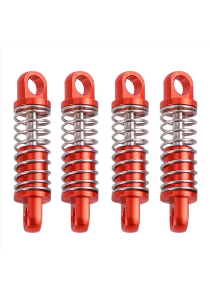 8pcs Alaşım Şok Emici Damper Yağı Dolu Tip Rc Hobi Model Araba 1/28 Wltoys K969 K989 P929 Drıft Rally Kırmızı (Yurt Dışından) modelleri