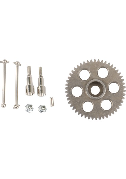 2 Set Rc Araba Parçası 1 Set Metal Arka Mil Dogbone &amp 1 Pcs Metal Mahket Dişlisi (Yurt Dışından)