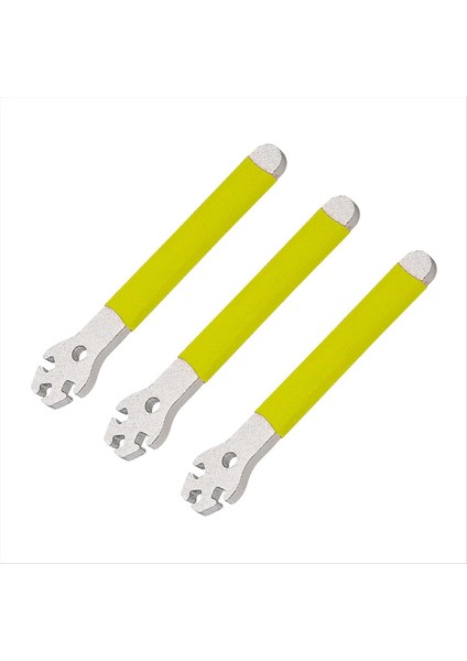 3pcs Sarı Mountain Bisiklet Konuşma Anahtarı Ayarlama Düzeltici Çelik Taşma Kapağının Kurulumu (Yurt Dışından)