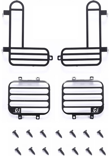 Mn D90 MN98 MN99S Çelik Ön ve Arka Açıklama Işık Kapak Far Gerekli Koruma 1/12 Rc Araba Yükseltme Parçaları (Yurt Dışından)