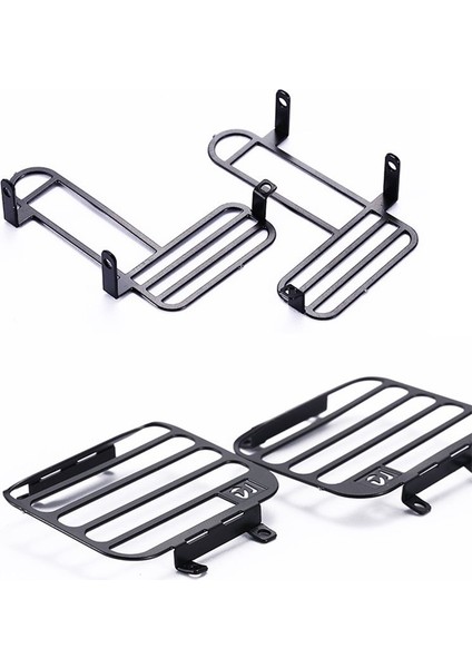 Mn D90 MN98 MN99S Çelik Ön ve Arka Açıklama Işık Kapak Far Gerekli Koruma 1/12 Rc Araba Yükseltme Parçaları (Yurt Dışından) fırsatları