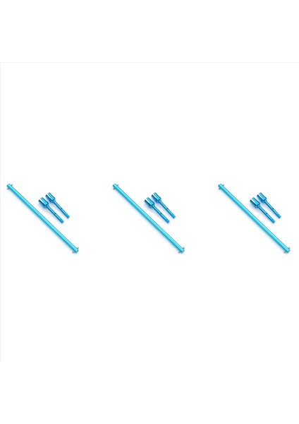 3 Set Metal Merkezi Mili ve Pervane Eklemi Tamiya Tt-02 TT-02B TT02 TT02B 1/10 Rc Araba Yükseltme Parçaları 1 (Yurt Dışından)