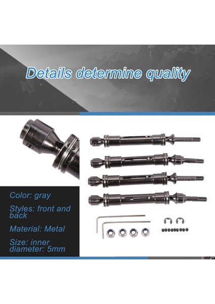 Cvd Mil Montaj Traxxas 1/10 Slash 4x4 Stampede Vxl 2WD 6851R 6851X 6852R 6852X Ön ve Arka (Yurt Dışından) indirimleri