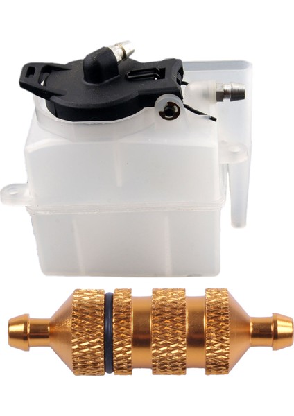 1pcs Rc 02004 Hsp Için Yakıt Deposu 1 10 Nitro Yolda Araç Buggy Kamyon ve 1 Pcs Yükseltme Alüminyum Alaşım 1/10 Yakıt Filtresi Yedek Parçaları Hsp Rc Motor Nitro (Yurt Dışından)