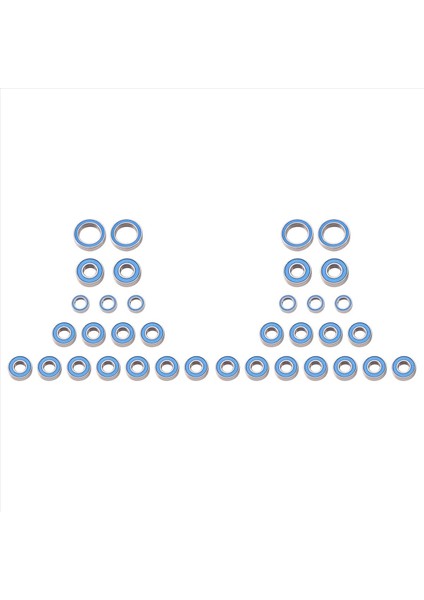 36PCS Tamiya Cc-01 CC01 Için Kauçuk Sızdırmaz Top Yatak Kiti 1/10 Rc Araba Yükseltmeleri Parça Aksesuarları (Yurt Dışından)