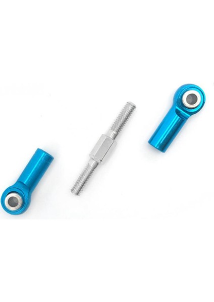 12 Adet Ayarlanabilir Metal Bağlantı Çekme Çubuğu Ön /arka Servo Bağlantısı Wltoys 6pcs Gri ve 6pcs Mavi (Yurt Dışından) modelleri