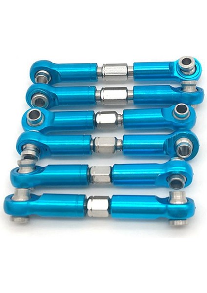 12 Adet Ayarlanabilir Metal Bağlantı Çekme Çubuğu Ön /arka Servo Bağlantısı Wltoys 6pcs Gri ve 6pcs Mavi (Yurt Dışından) fırsatları
