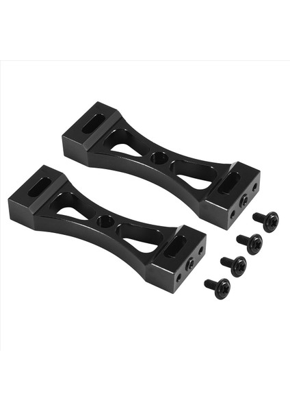 Wpl B1 B14 B16 B24 C14 C24 B36 Mn D90 D91 Rc Için 2pcs Metal Braket Araba Yükseltme Metal Dıy Parçaları Kiti Siyah (Yurt Dışından)