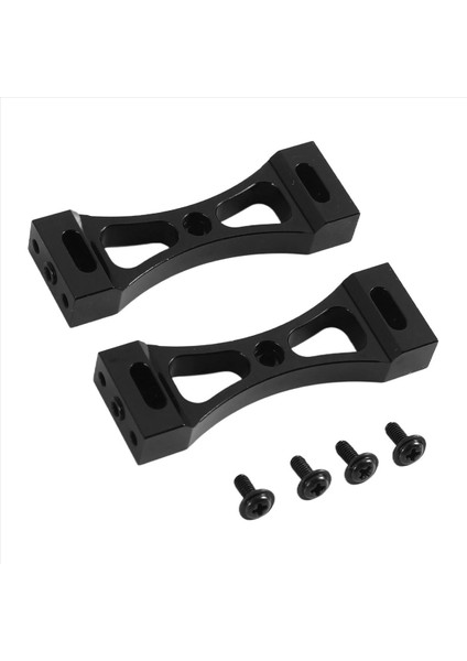 Wpl B1 B14 B16 B24 C14 C24 B36 Mn D90 D91 Rc Için 2pcs Metal Braket Araba Yükseltme Metal Dıy Parçaları Kiti Siyah (Yurt Dışından) modelleri